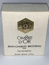 Jean Charles Brosseau Ombre Dor Eau De Parfum Splash 1.7oz 50ml Vintage