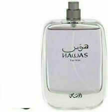 Rasasi Hawas For Men Eau De Parfum 3.4 Oz 100 ML Spray Tester NO CAP