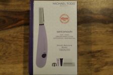 New Sealed MICHAEL TODD BEAUTY 2 In 1 Sonicsmooth Dermaplaning System Purple