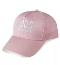 WOOD DSQUARED2 Pink Baseball Cap with White Embroidery New In Wrap