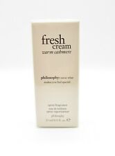 Philosophy Fresh Cream Warm Cashmere Spray Fragrance Box.5 Oz 15 Ml