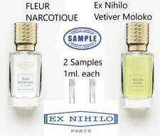 Ex Nihilo Fleur Narcotiquevetiver Moloko Unisex 2 Samples 1ml. Each