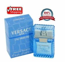 Versace Man Cologne Blue Men Perfume Eau Fraiche EDT 0.17 Oz 5 Ml