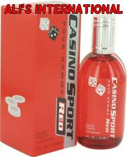CASINO SPORT RED BY Casino Perfumes EDT POUR HOMME 4.0 OZ. 120 ML ..