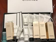 Chanel 18 Piece Skin Care And Fragrance Samples With Chanel Gift Box.
