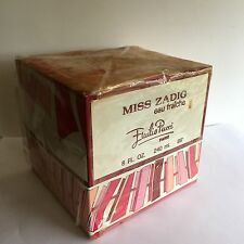 Vintage Rare Miss Zadig Eau Fraiche Perfume Emilio Pucci 8 Fl Oz 240 Ml