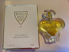 Vintage Beverly Hills Gold 24K Pierre Durrani Eau De Parfum Spray 1.7 fl oz New