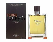 TERRE DHERMES Eau Intense Vetiver for Men 200ml 6.7oz EDP HERMES