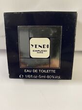 Yendi Capucci Eau De Toilette 0.16 0z 5 Ml Rare Collectible Mini