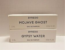 Byredo Mojave Ghost And Gypsy Water Eau De Parfum Sample Spray Vials 2 Ml Each