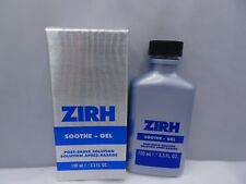 ZIRH Soothe Gel Post shave Solution 3.3 Oz New Boxed