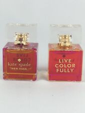 2x Kate Spade Live Colorfully Mini Splash .25oz EDP 2 pack NEW
