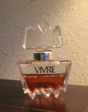 Molyneux Vivre Parfum Vintage Very Rare Scent;.5 Oz Beautiful Bottle