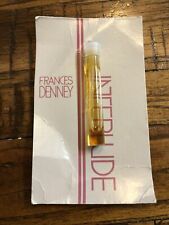 Rare Vintage FRANCES DENNEY INTERLUDE Carded Perfume Sample