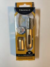 TRAVALO CLASSIC EASY PERFUME REFILL SPRAY 5.0 ML 0.17 OZ 65 FULL SPRAYS Gold