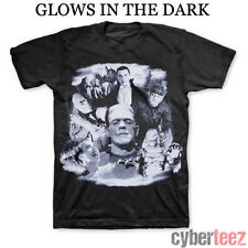 Universal Monsters T Shirt Collage Frankenstein Karloff Lugosi Dracula S 2xl