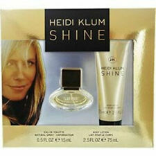 Heidi Klum Shine Eau De Toilette Gift Set EDT Spray 0.5 Oz Body Lotion 2.5 Oz