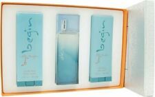 Gift Set Women Begin By Niki Taylor Perfume 3.3 3.4 Oz 100ml 3pc Edp Spray