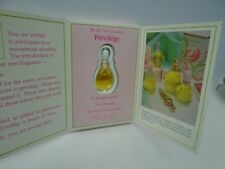 Privilege Perfume Introductory Sample Macys Dept. Store York
