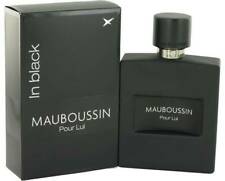 Pour Lui In Black Mauboussin Men Edp Spray 3.4 Oz 100 Ml Authentic Tester France