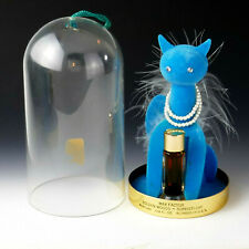 Vintage Max Factor Perfume Sophisti Cat Blue Kitty Golden Woods 1 8 Fl Oz