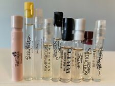 Lot Of 9 Designer Perfume Samples Calvin Kleinburberryhardysugarhiltonmore
