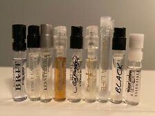 Lot of 9 Mens Cologne Samples:NauticaBurberryCamutoColeAudigierFerragamo