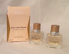 Celine Dion Notes Lot 2x.5 Oz 15 Ml EDT Perfume 1oz Total Women Discontinued