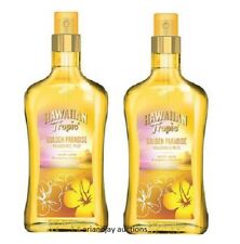 2 Hawaiian Tropic Golden Paradise Fragrance Mist Warm Sand Coconut 8.4 Oz X 2