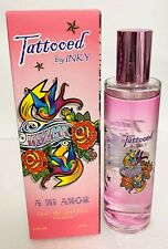 New TATTOOED By Inky Woman A Mi Amor by Preferred Fragrance 3.4 fl oz 100 ml