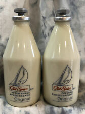 Vintage Original Old Spice Star top AFTER SHAVE AND COLOGNE 2.5 Oz Each FULL