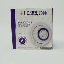 Michael Todd Soniclear Antimicrobial Face Brush Replacement Head Plum
