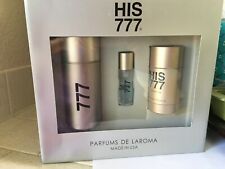 His 777 Parfum De Laroma Cologne 3 Pc Giftset Men 3.4 Oz EDT Spray