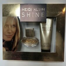 Heidi Klum Shine Perfume Gift Set Body Lotion And Eau De Toilette