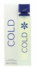 Cold By Benetton Cologne For Men 3.3 Oz Spray