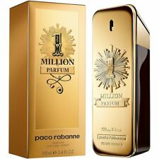 One 1 Million Parfum By Paco Rabanne 3.4 Oz Parfum For Men