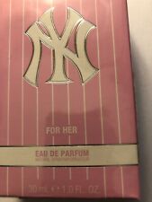 York Yankees For Her Perfume 1 Oz. Spray Bottle Box Reduced By 