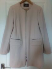 Wallis Dusky Pink 3 4 Jacket Size S Very Good Condition