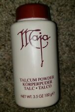 Vintage MAJA TALCUM POWDER MYRURGIA TALC 3.5 oz. RARE Made in Spain