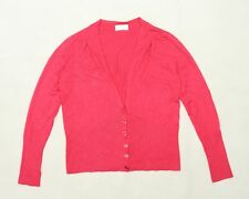 Wallis Womens Pink Cardigan Jumper Size 12