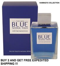 SEDUCTION IN BLUE BY ANTONIO BANDERAS MEN COLOGNE 3.4 OZ EDT SPRAY SEALED