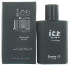 Ice Black Pour Homme Sakamichi for Men EDP Eau de Parfum Cologne 3.4 oz 100 ml
