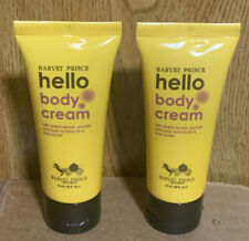 Lot Of 2 Hello By Harvey Prince Body Cream Travel Deluxe Sample 15ml.50oz Each