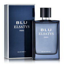 Blu Elsatys Men Cologne By Reyene Tradition For Men 2.5 Oz 100 Ml Authentic