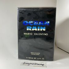 Mario Valentino Ocean Rain Cologne 100ml 3.3oz Spray Rare Brand
