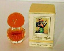 Vtg. Faberge Fleurs Du Monde Mini Parfum De Toilette 4 Ml Nos