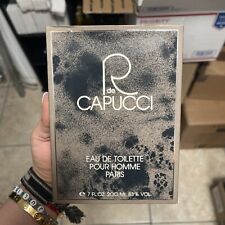 Vintage R De Capucci For Men by Roberto Capucci 7oz EDT Splash Men Rare
