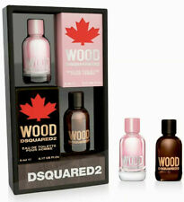 Dsquared2 Wood Eau De Toilette Men Women Cologne Perfume Gift Set.17oz Each