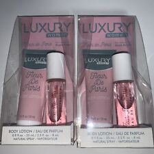 2 Luxury Women Fleur De Body Lotion Eau De Parfum Set Version Of Anais Anais
