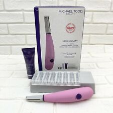 Michael Todd 2 In 1 Sonicsmooth Dermaplaning System Purple For Parts Read